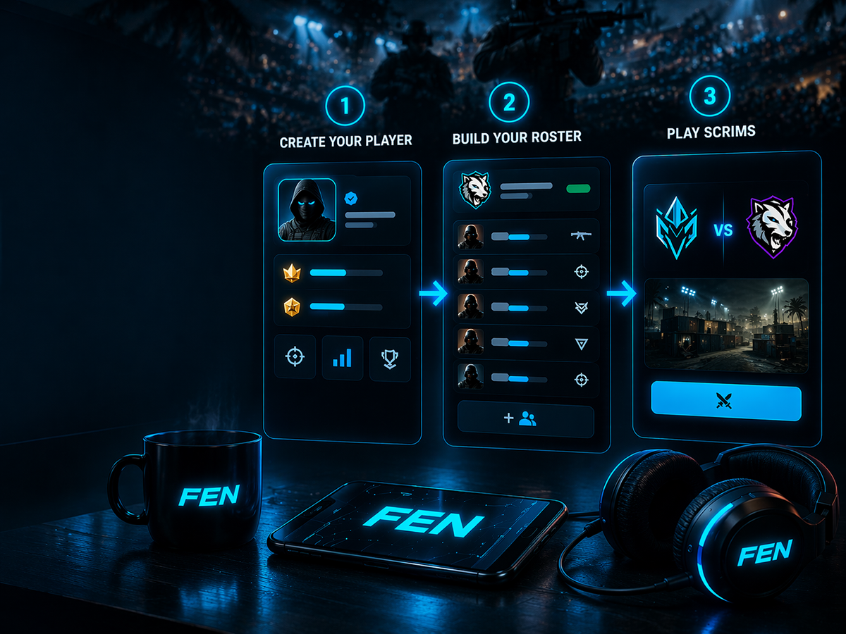 FEN roster and player dashboard preview